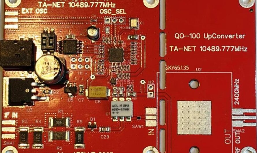 QO100 uydusu 2.4 GHz UP Konverter, TA777 Yeni Atölye Grup çalışması